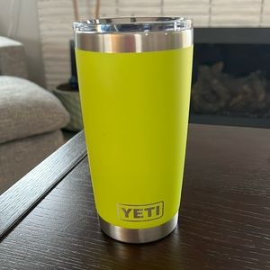 YETI 20oz Rambler Chartreuse with magslider 💧